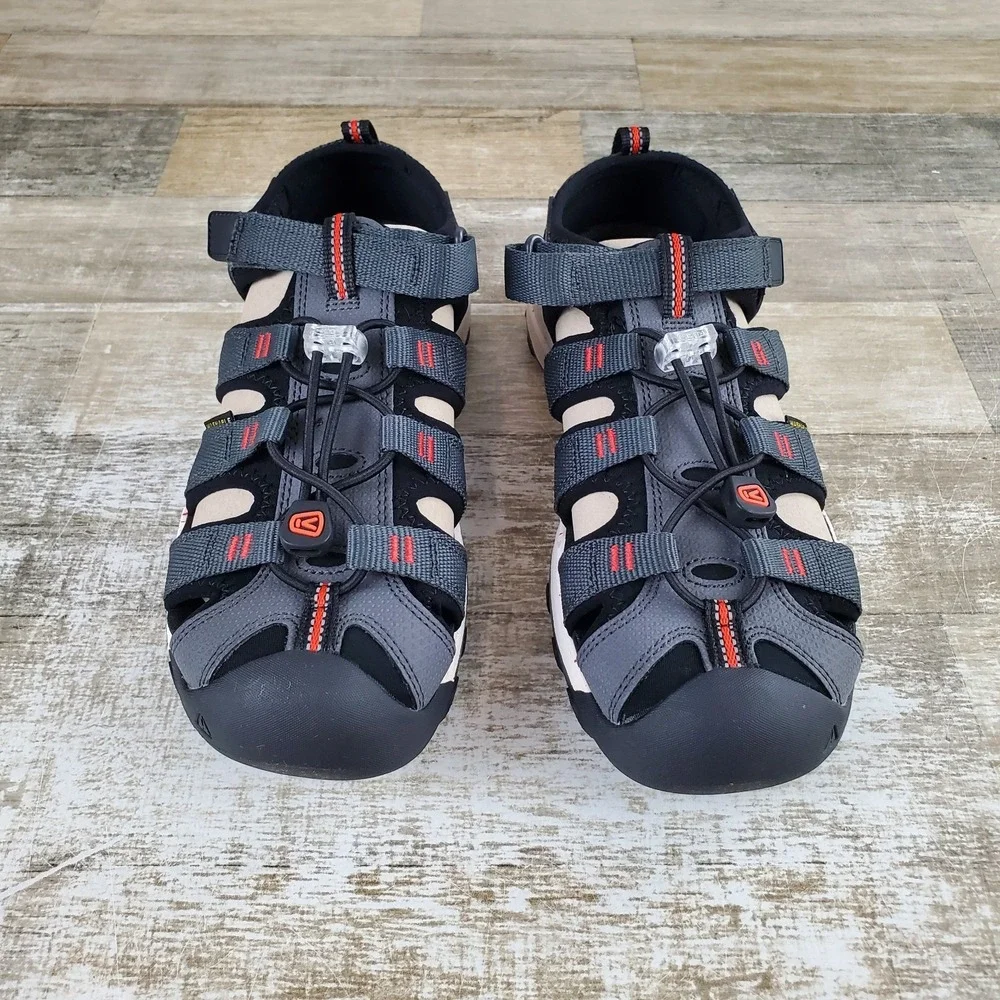 Keen Newport NEO H2 Youth Sandals Sz 6 Magnet Hook & Loop Lace-Lock Bungee